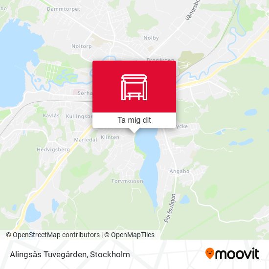 Alingsås Tuvegården karta