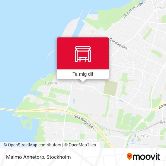 Malmö Annetorp karta