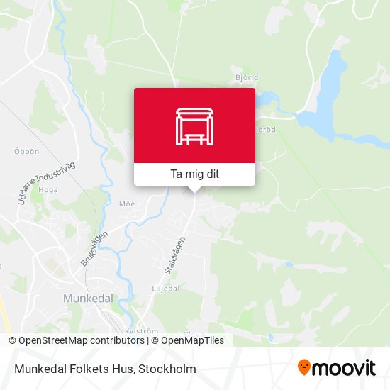 Munkedal Folkets Hus karta