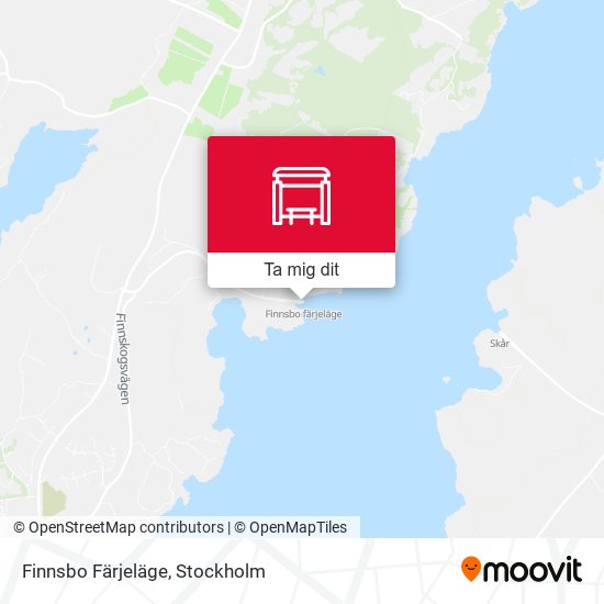 Finnsbo Färjeläge karta