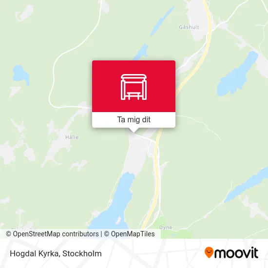 Hogdal Kyrka karta