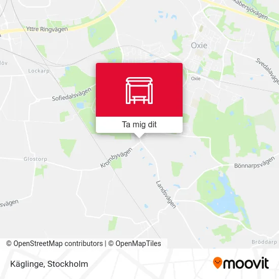 Käglinge karta