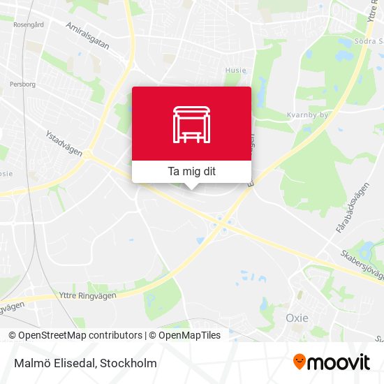 Malmö Elisedal karta