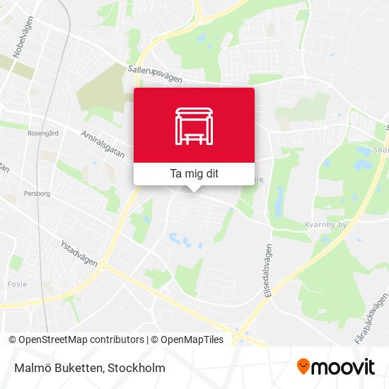 Malmö Buketten karta