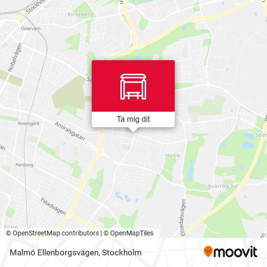 Malmö Ellenborgsvägen karta