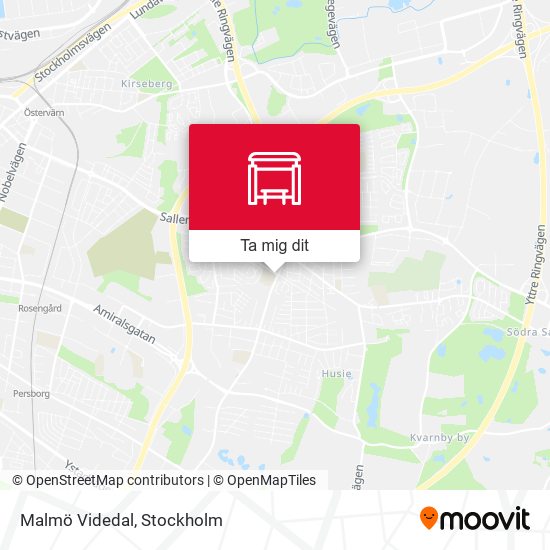 Malmö Videdal karta