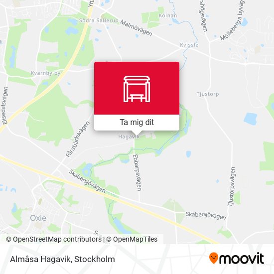 Almåsa Hagavik karta