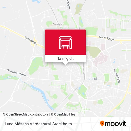 Lund Måsens Vårdcentral karta