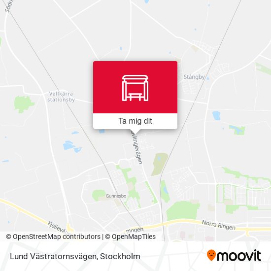 Lund Västratornsvägen karta