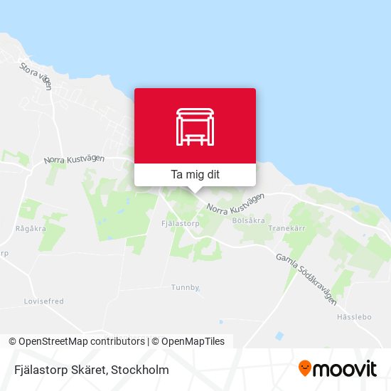 Fjälastorp Skäret karta