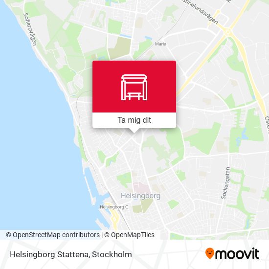 Helsingborg Stattena karta
