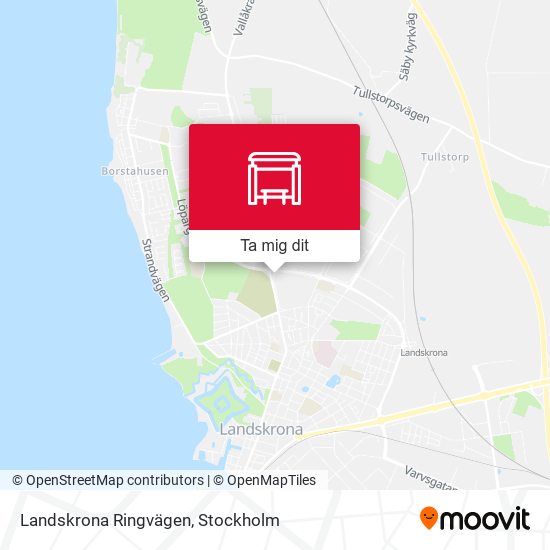 Landskrona Ringvägen karta