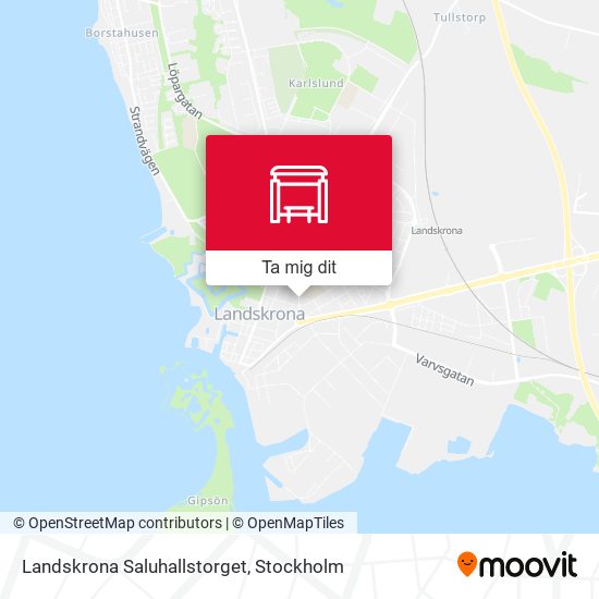 Landskrona Saluhallstorget karta