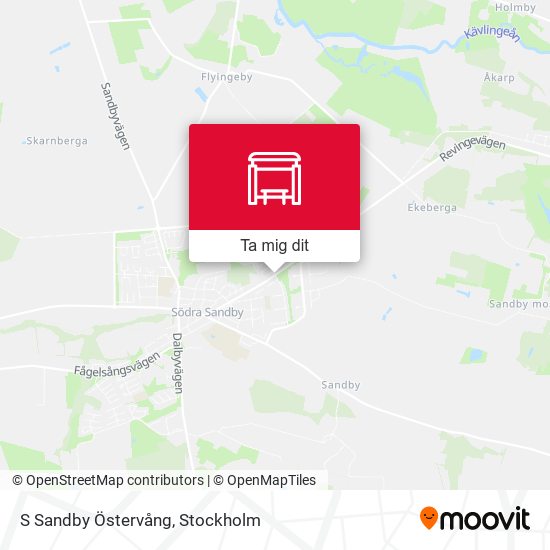 S Sandby Östervång karta
