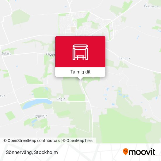 Sönnervång karta