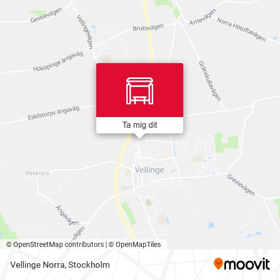 Vellinge Norra karta
