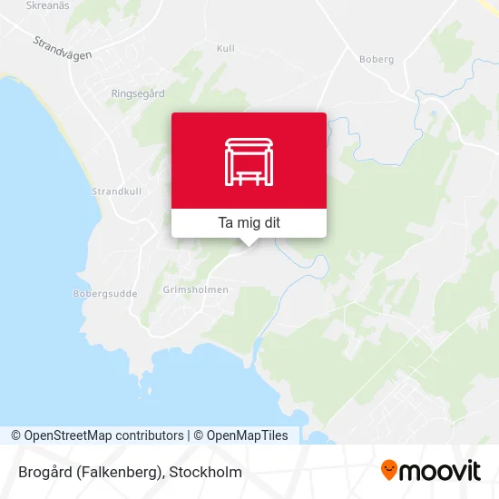 Brogård (Falkenberg) karta