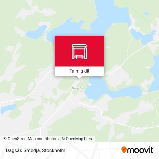 Dagsås Smedja karta
