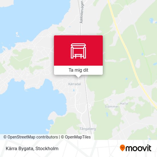 Kärra Bygata karta