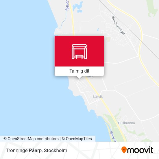 Trönninge Påarp karta