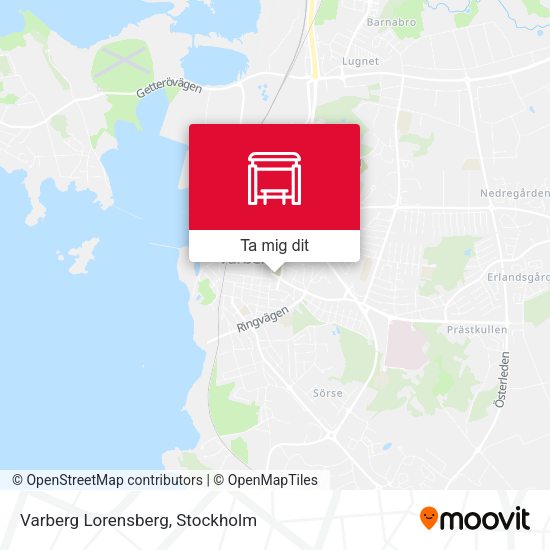 Varberg Lorensberg karta