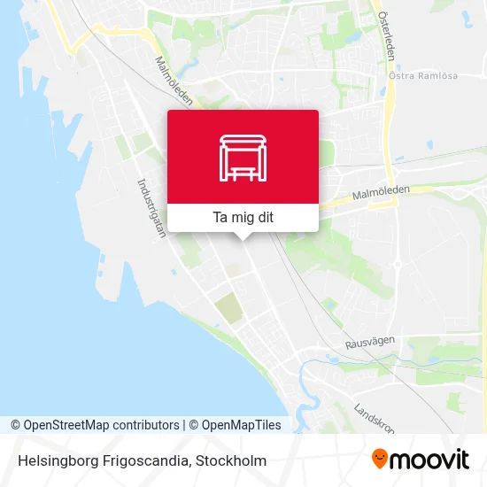 Helsingborg Frigoscandia karta