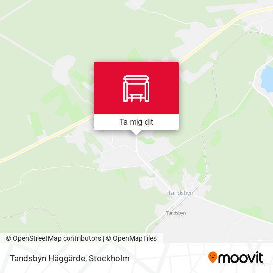 Tandsbyn Häggärde karta