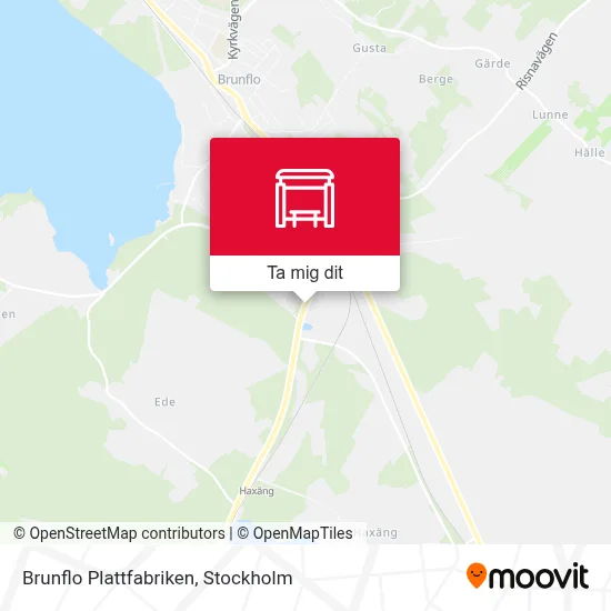 Brunflo Plattfabriken karta