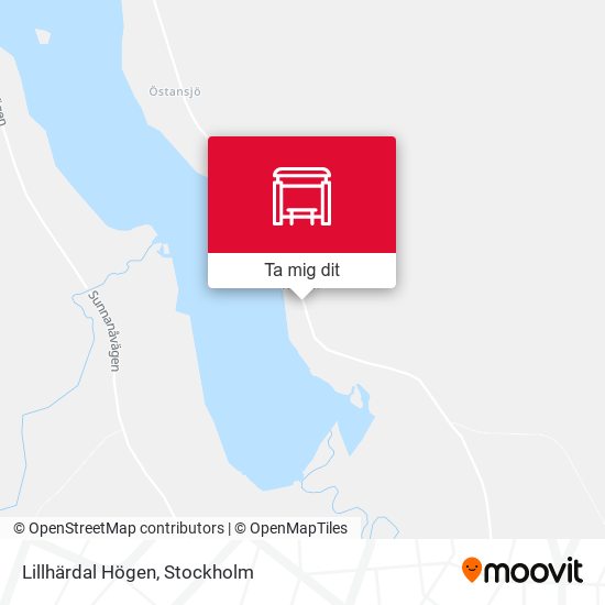 Lillhärdal Högen karta