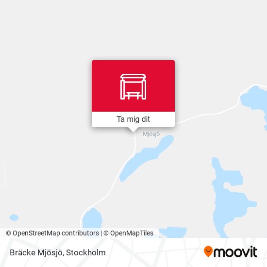 Bräcke Mjösjö karta