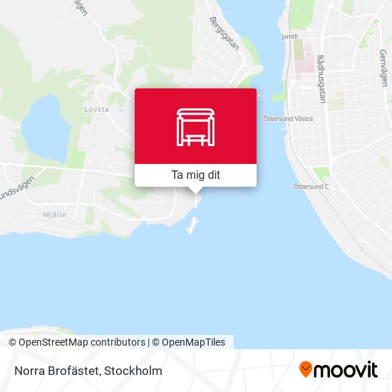 Norra Brofästet karta