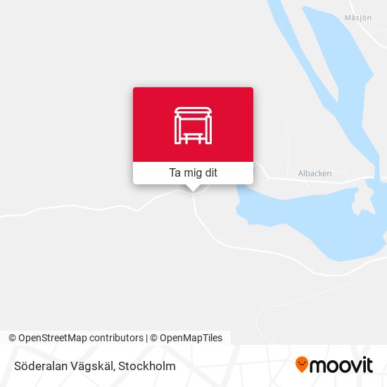 Söderalan Vägskäl karta