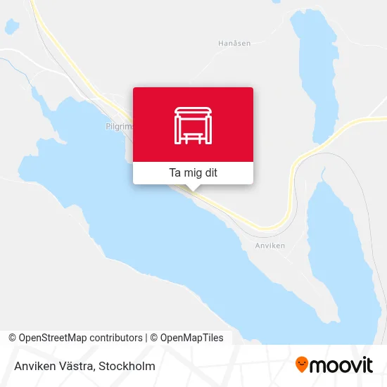 Anviken Västra karta