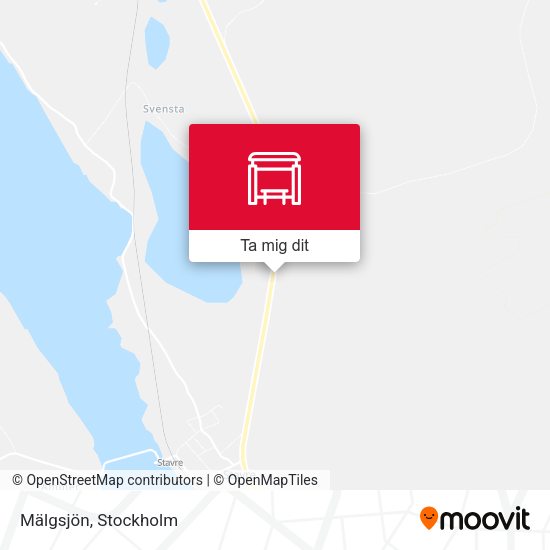 Mälgsjön karta