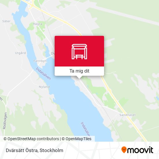 Dvärsätt Östra karta