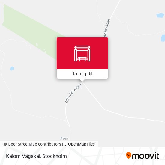 Kälom Vägskäl karta