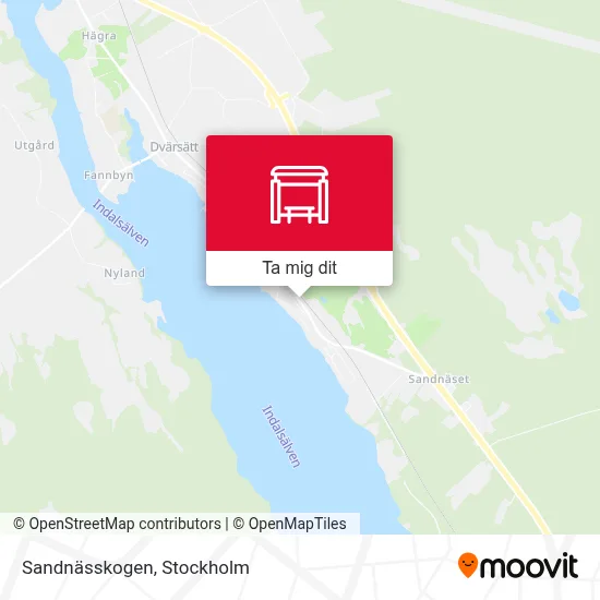 Sandnässkogen karta