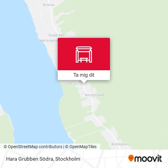 Hara Grubben Södra karta