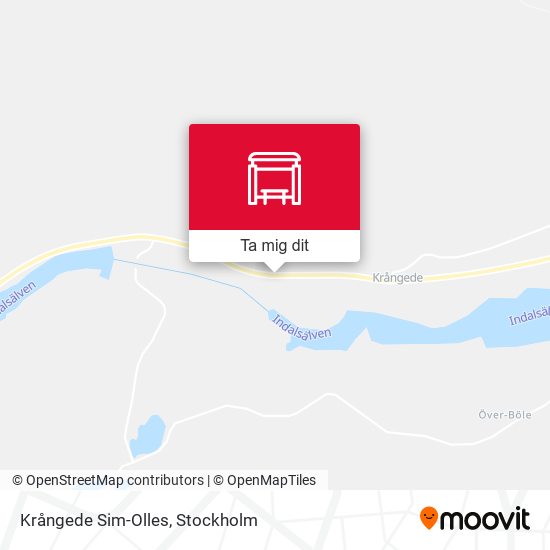 Krångede Sim-Olles karta