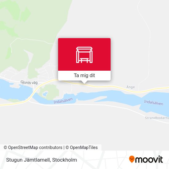 Stugun Jämtlamell karta