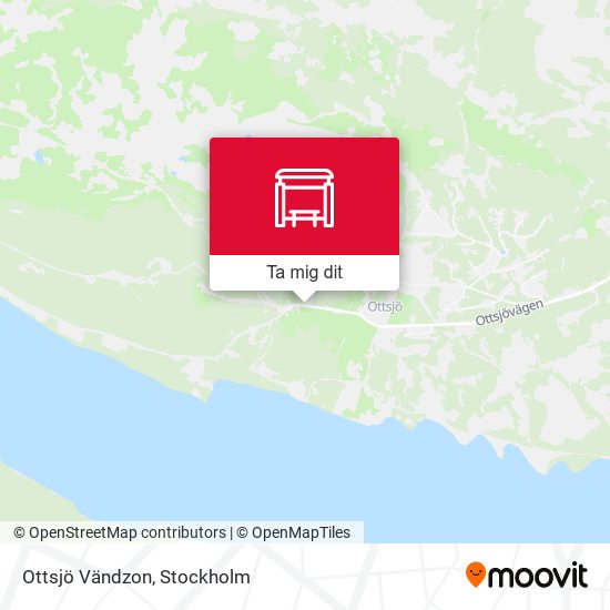 Ottsjö Vändzon karta