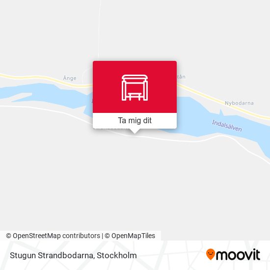 Stugun Strandbodarna karta
