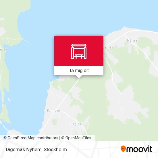 Digernäs Nyhem karta