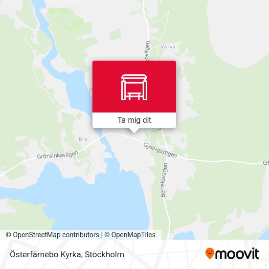 Österfärnebo Kyrka karta