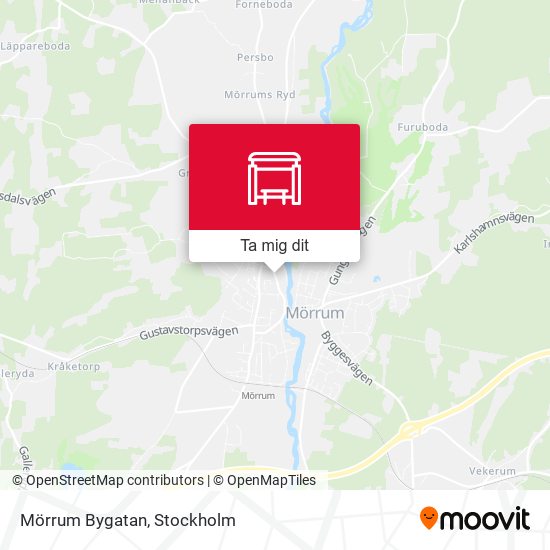 Mörrum Bygatan karta