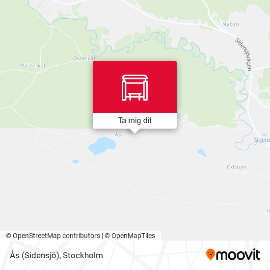Ås (Sidensjö) karta