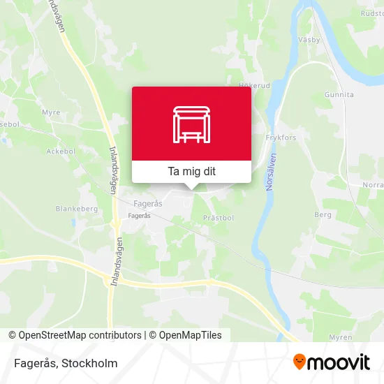 Fagerås karta