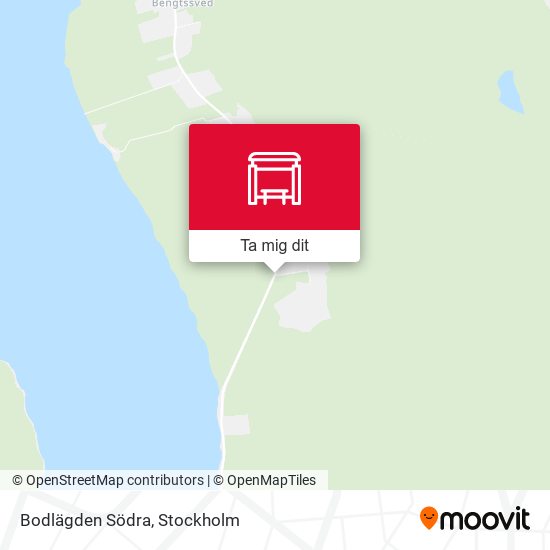 Bodlägden Södra karta
