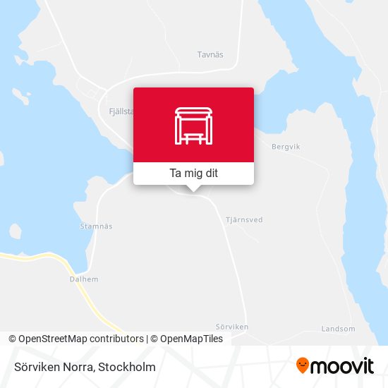 Sörviken Norra karta