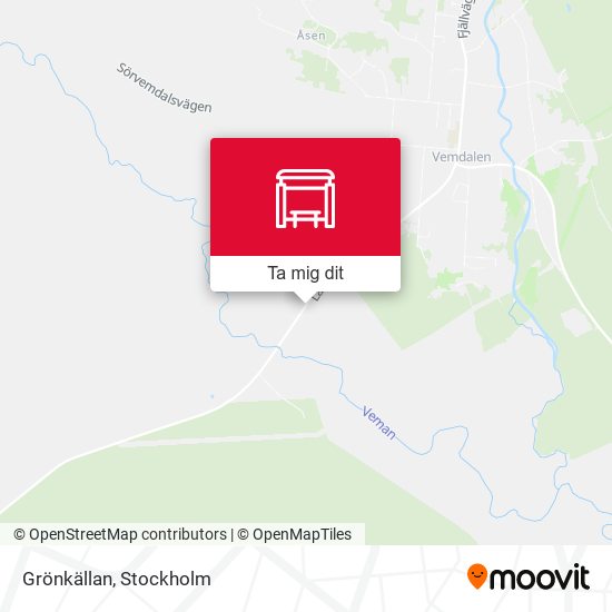 Grönkällan karta